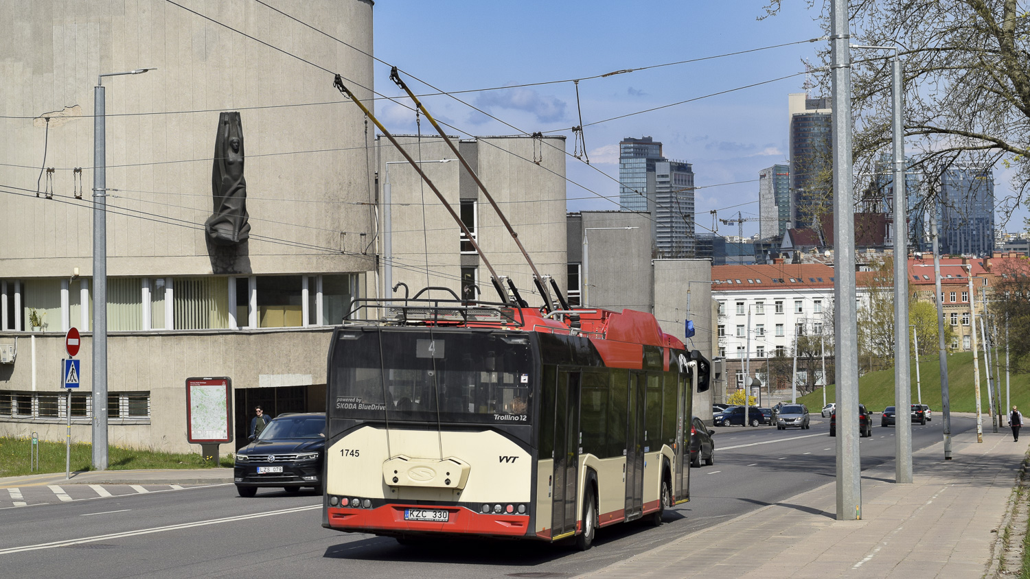 Wilno, Solaris Trollino IV 12 Škoda Nr 1745