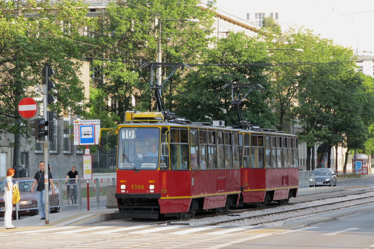 Варшава, Konstal 105Nb/e № 1388