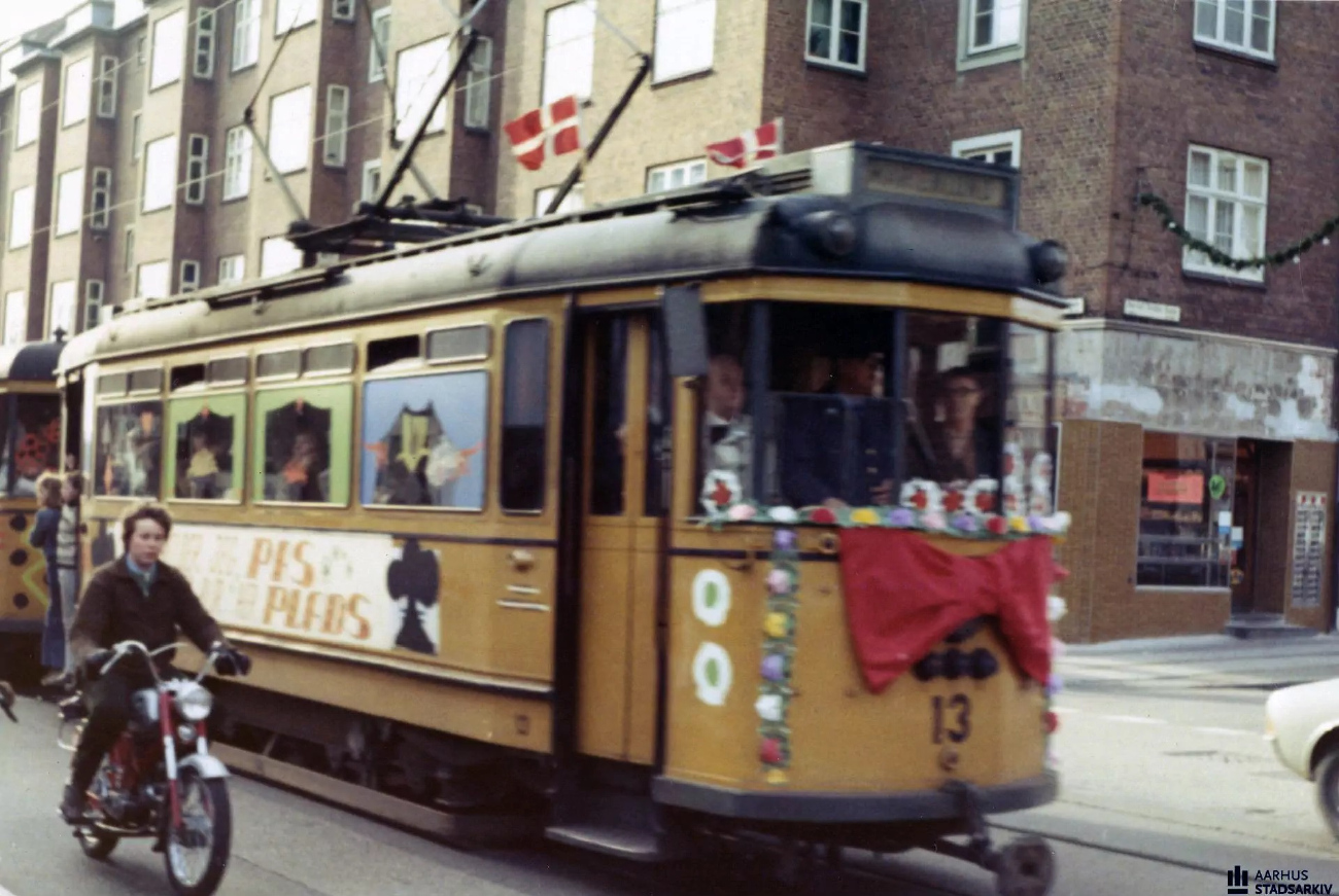 Орхус, Двухосный моторный Scandia № 13; Орхус — Старые фотографии