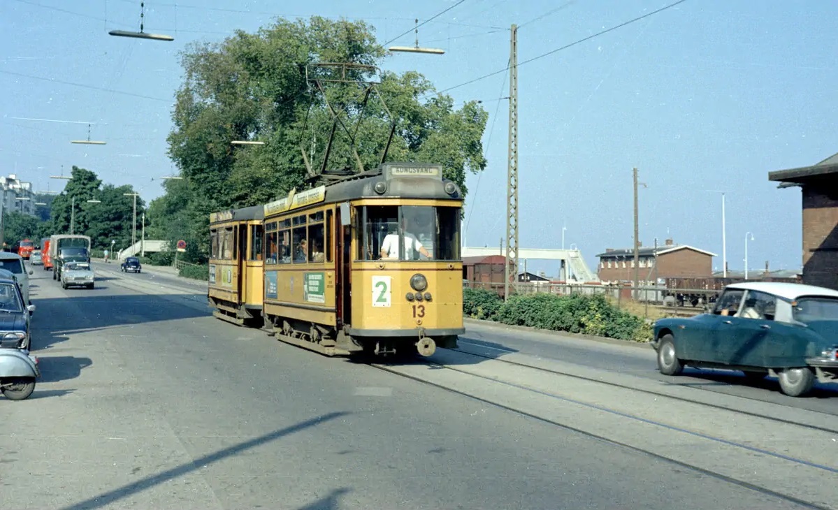 Орхус, Двухосный моторный Scandia № 13; Орхус — Старые фотографии