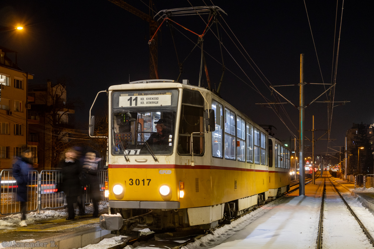 София, Tatra T6A2B № 3017