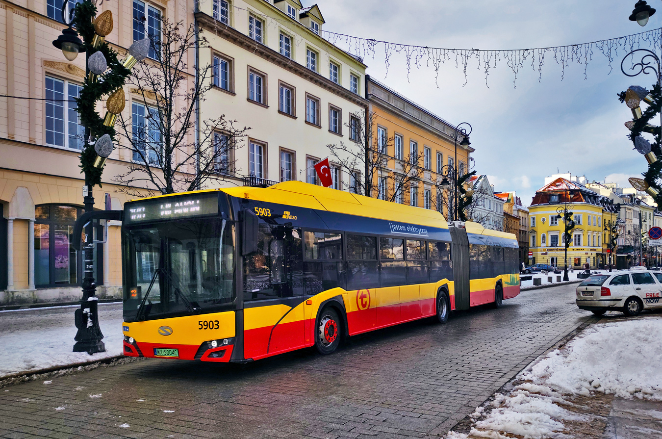 Варшава, Solaris Urbino IV 18 Electric № 5903