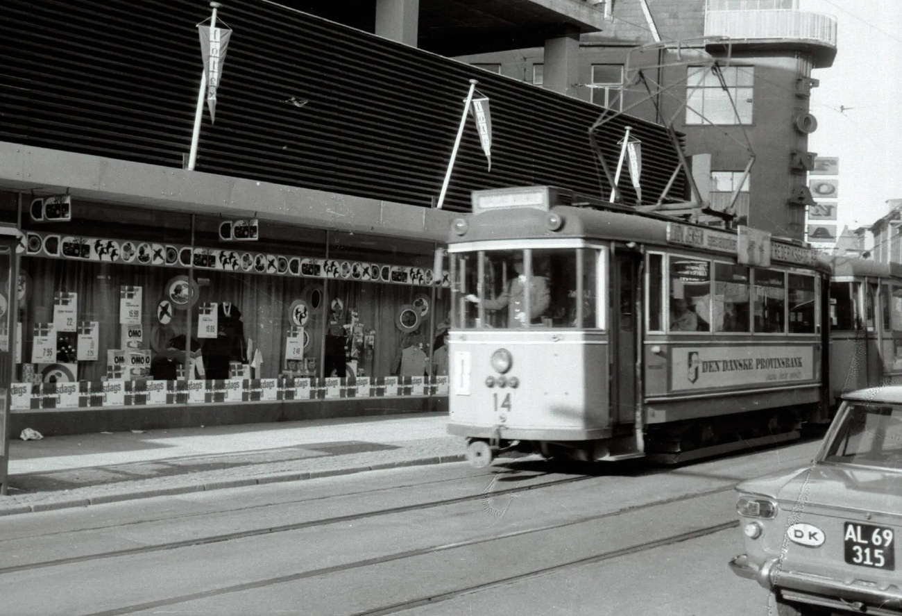 Орхус, Двухосный моторный Scandia № 14; Орхус — Старые фотографии