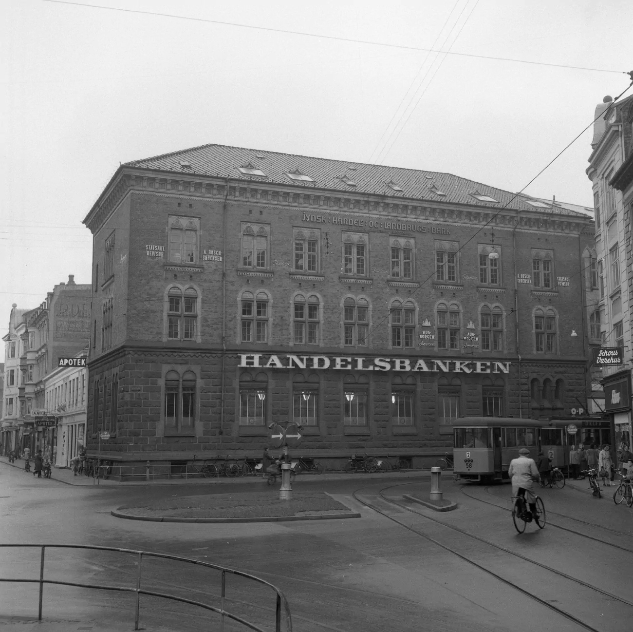 Aarhus, Scandia 2-axle trailer car Br. 58; Aarhus — Old Photos