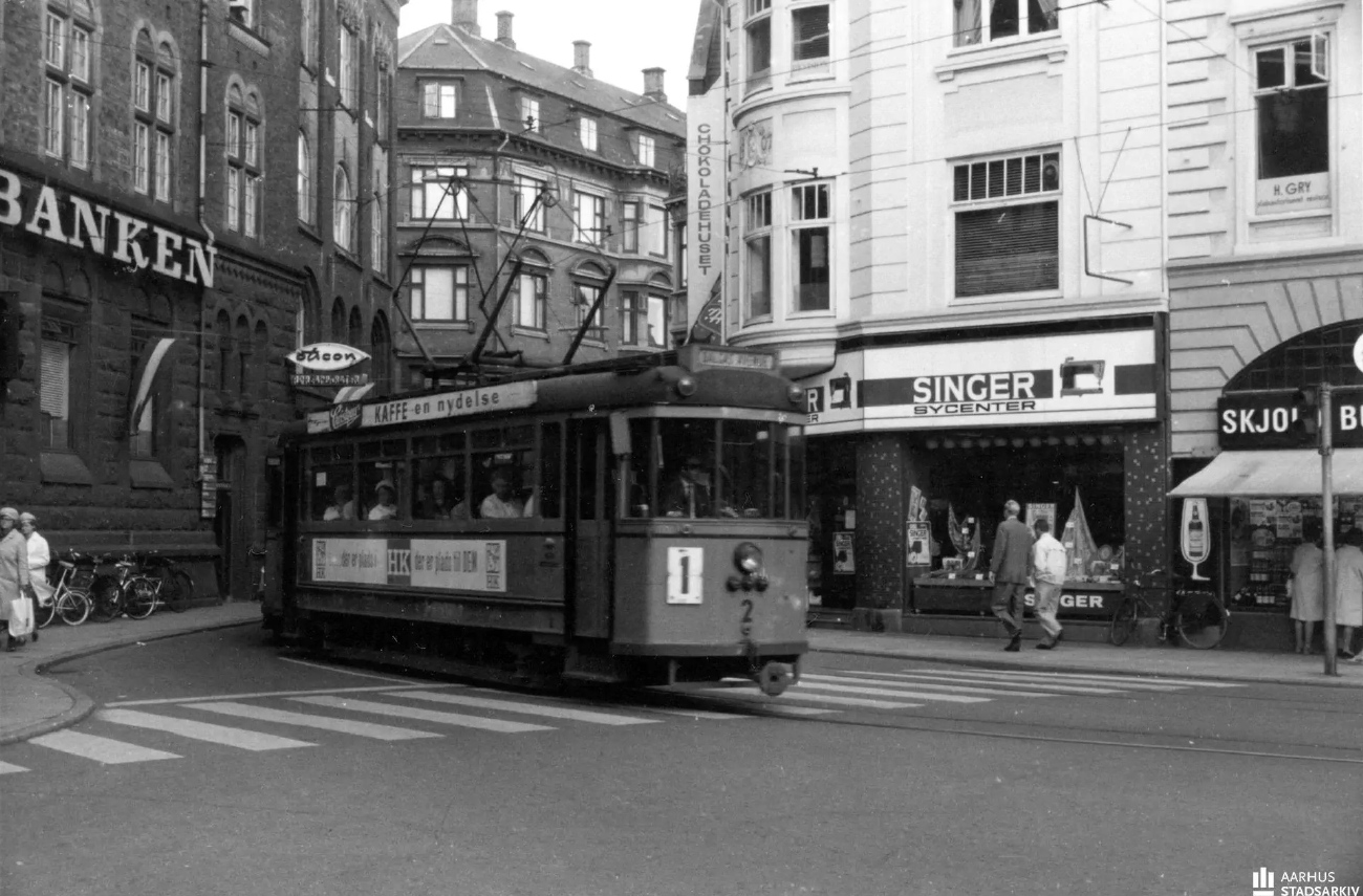 Орхус, Двухосный моторный Scandia № 2; Орхус — Старые фотографии