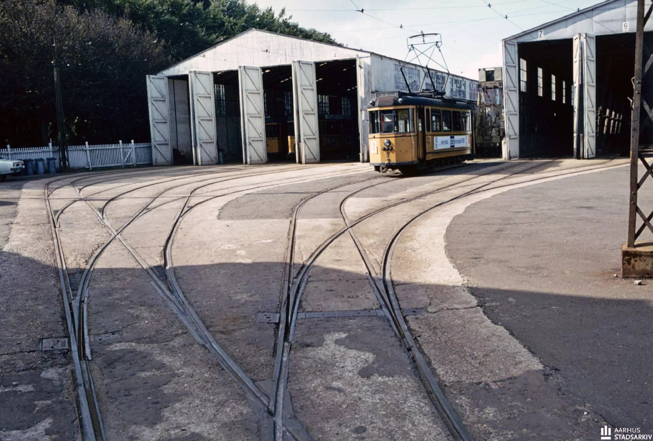 Орхус, Двухосный моторный Scandia № 9; Орхус — Старые фотографии