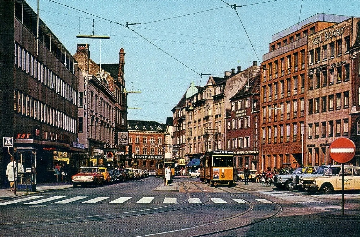 Орхус, Двухосный прицепной Scandia № 59; Орхус — Старые фотографии