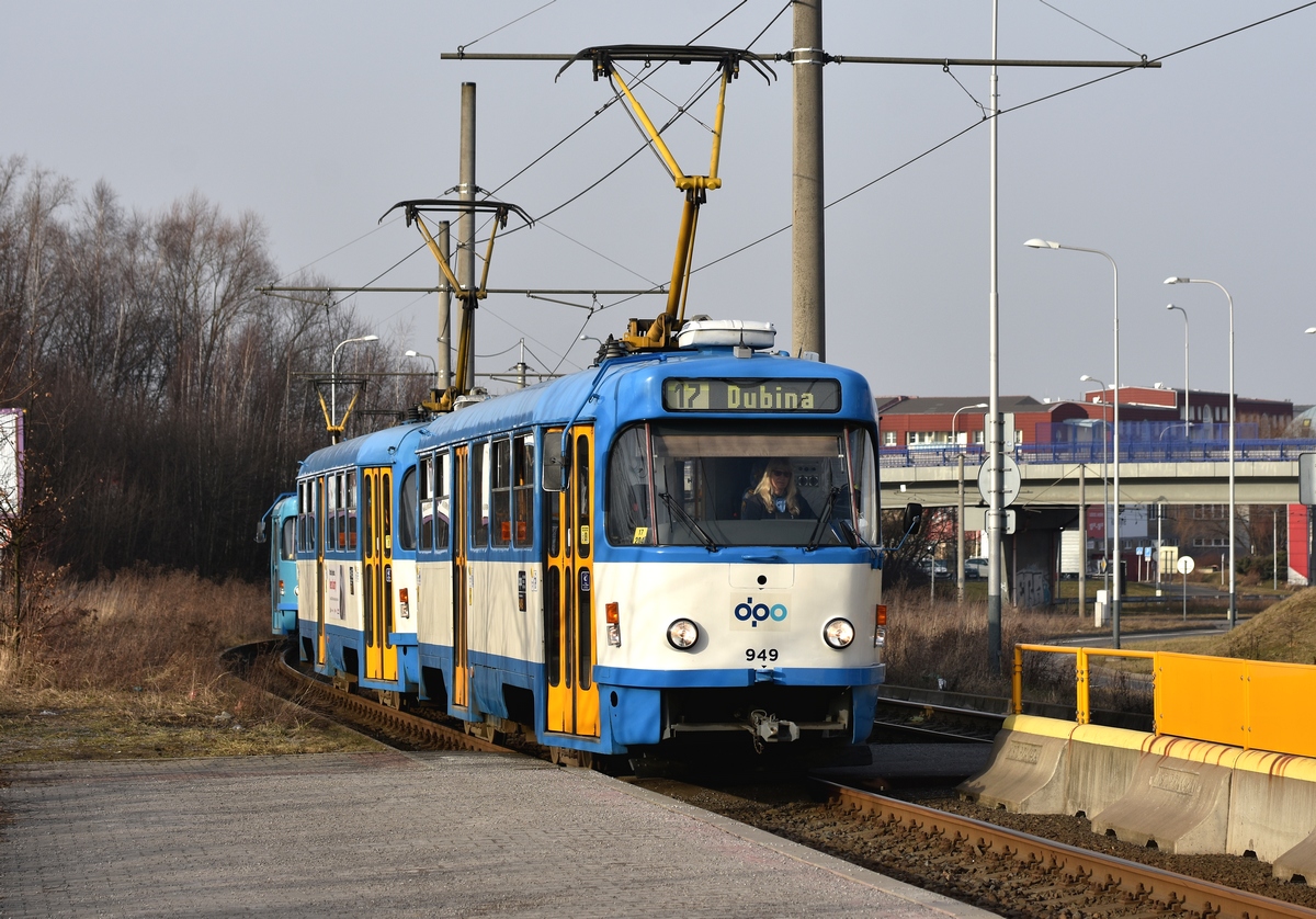 Острава, Tatra T3R.P № 949