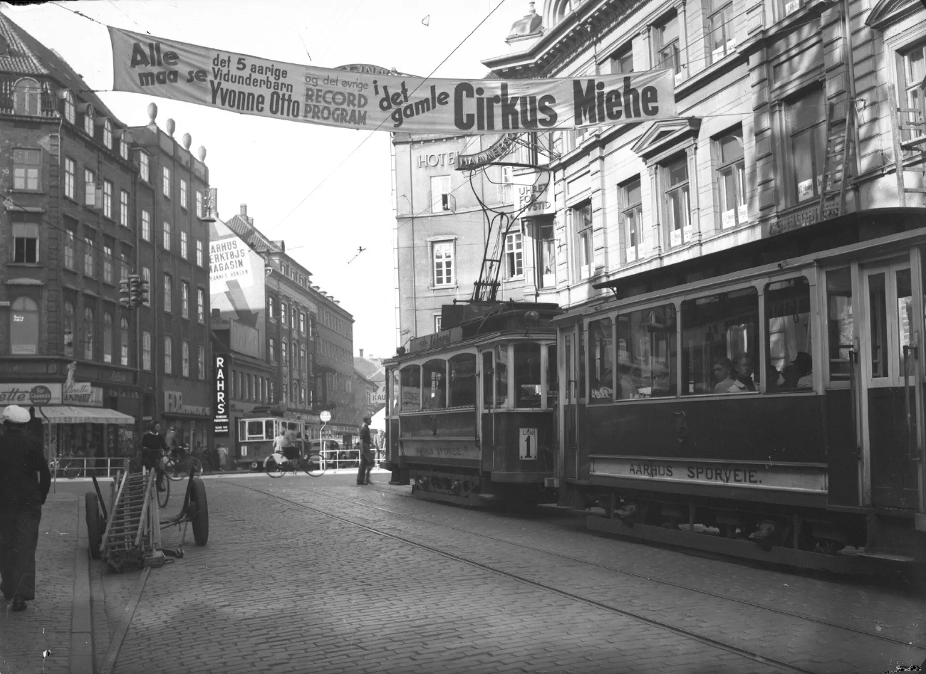 Орхус, Двухосный моторный Scandia № 15; Орхус — Старые фотографии