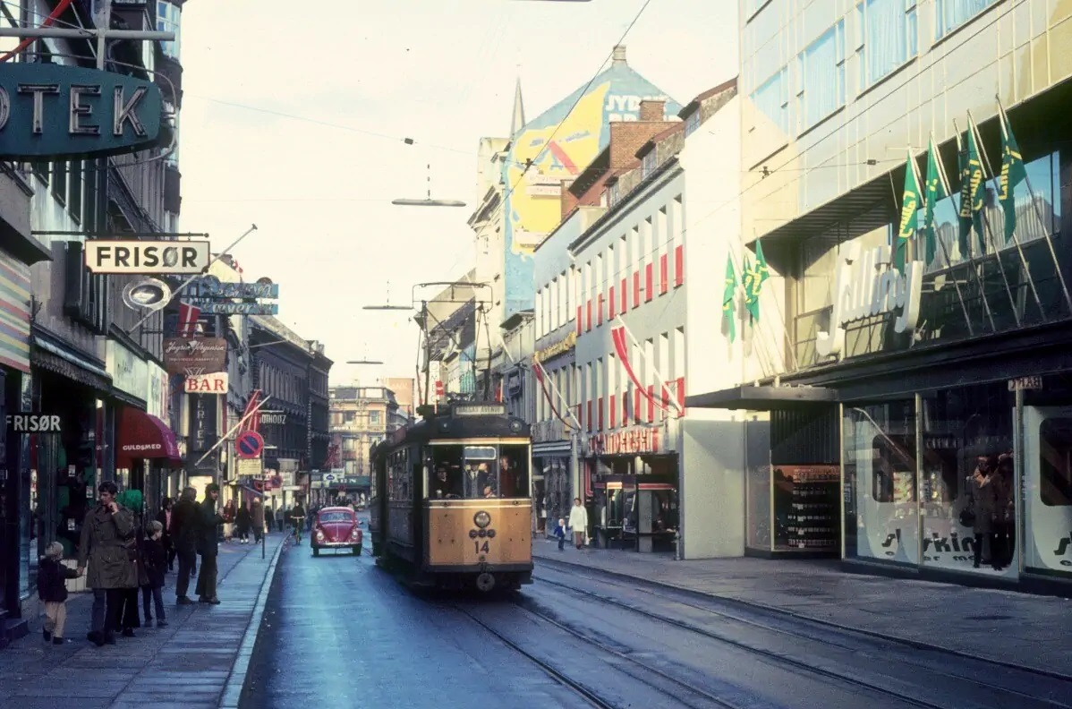Орхус, Двухосный моторный Scandia № 14; Орхус — Старые фотографии