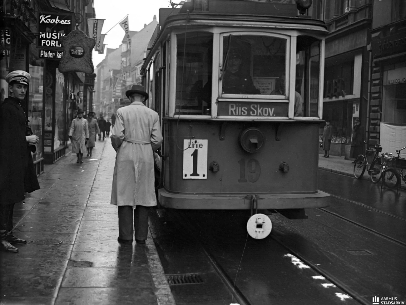 Орхус, Двухосный моторный Scandia № 19; Орхус — Старые фотографии