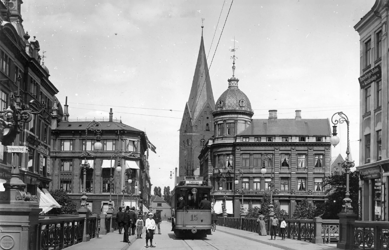 Орхус, Двухосный моторный Scandia № 15; Орхус — Старые фотографии