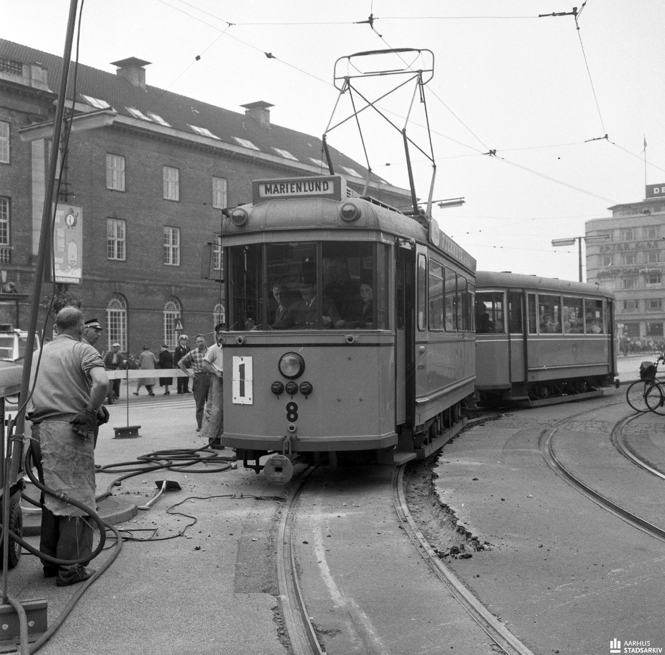 Aarhus, Scandia 2-axle motor car Br. 8; Aarhus — Old Photos