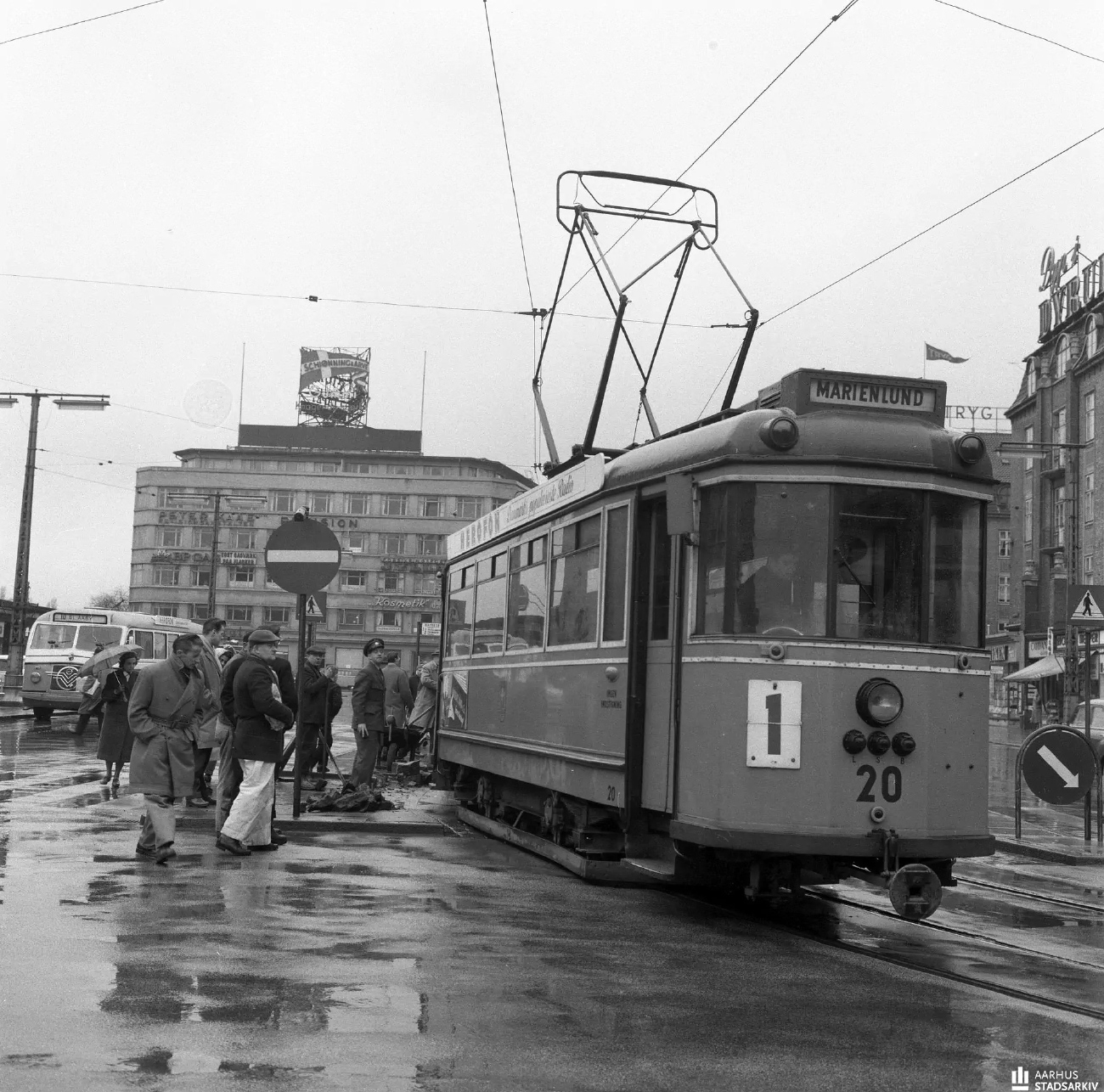 Орхус, Двухосный моторный Scandia № 20; Орхус — Старые фотографии