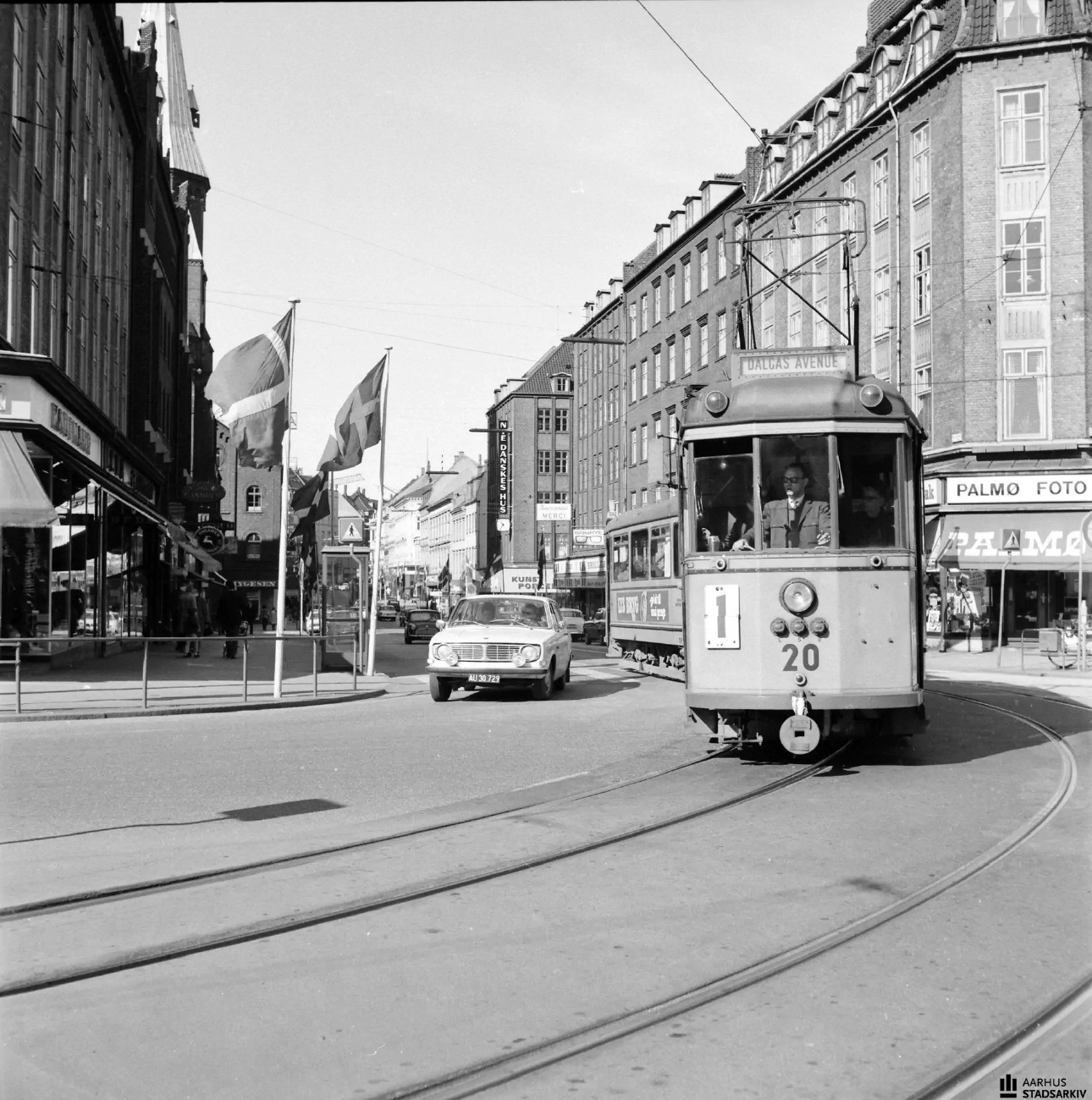 Aarhus, Scandia 2-axle motor car Br. 20; Aarhus — Old Photos
