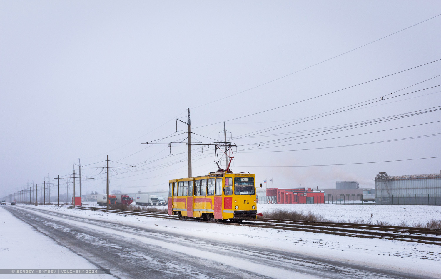 Волжский, 71-605 (КТМ-5М3) № 166
