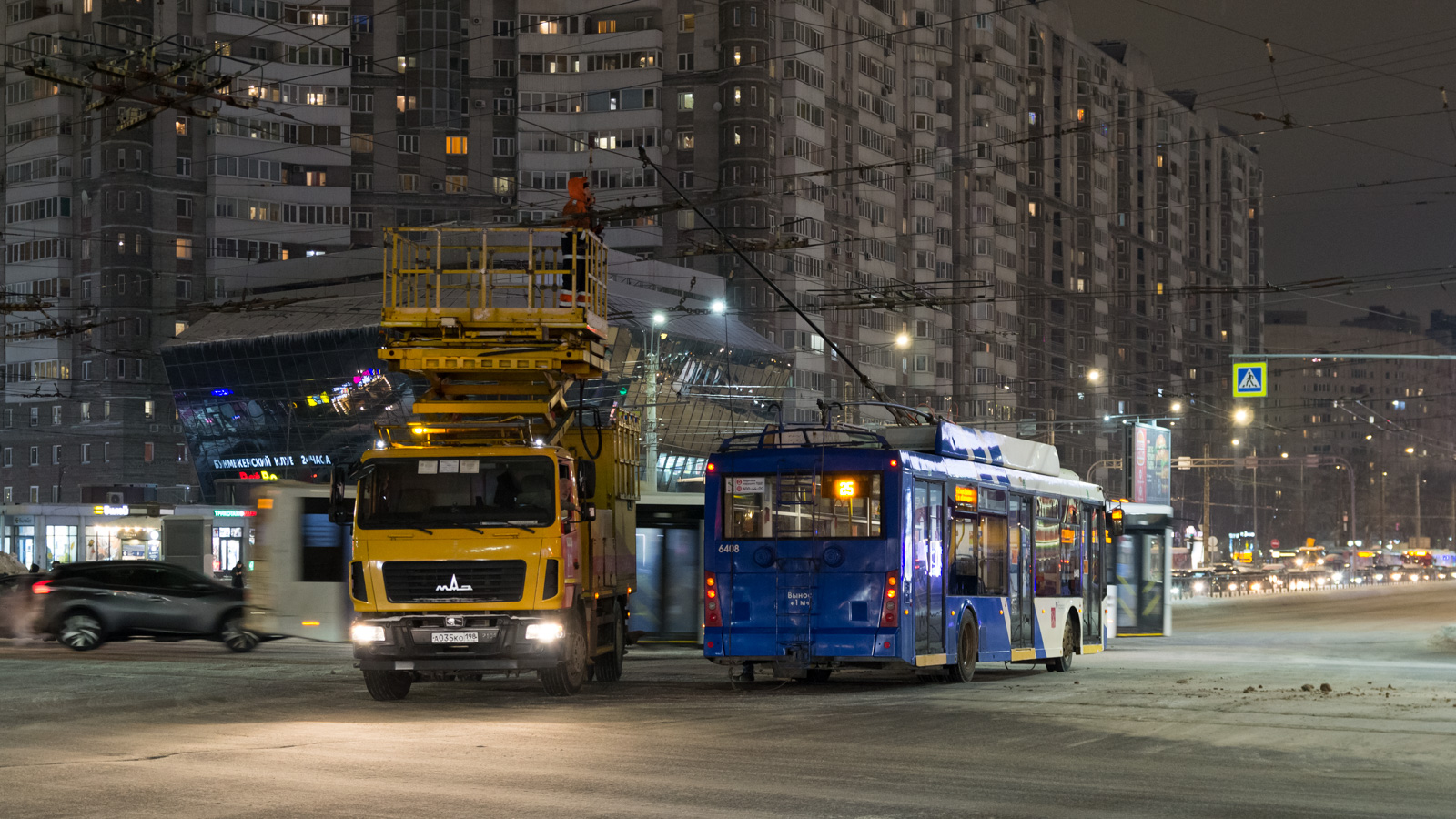 Санкт-Петербург, Тролза-5265.00 «Мегаполис» № 6408; Санкт-Петербург — Происшествия Санкт-Петербург, Тролза-5265.00 «Мегаполис» № 6408; Санкт-Петербург — Происшествия