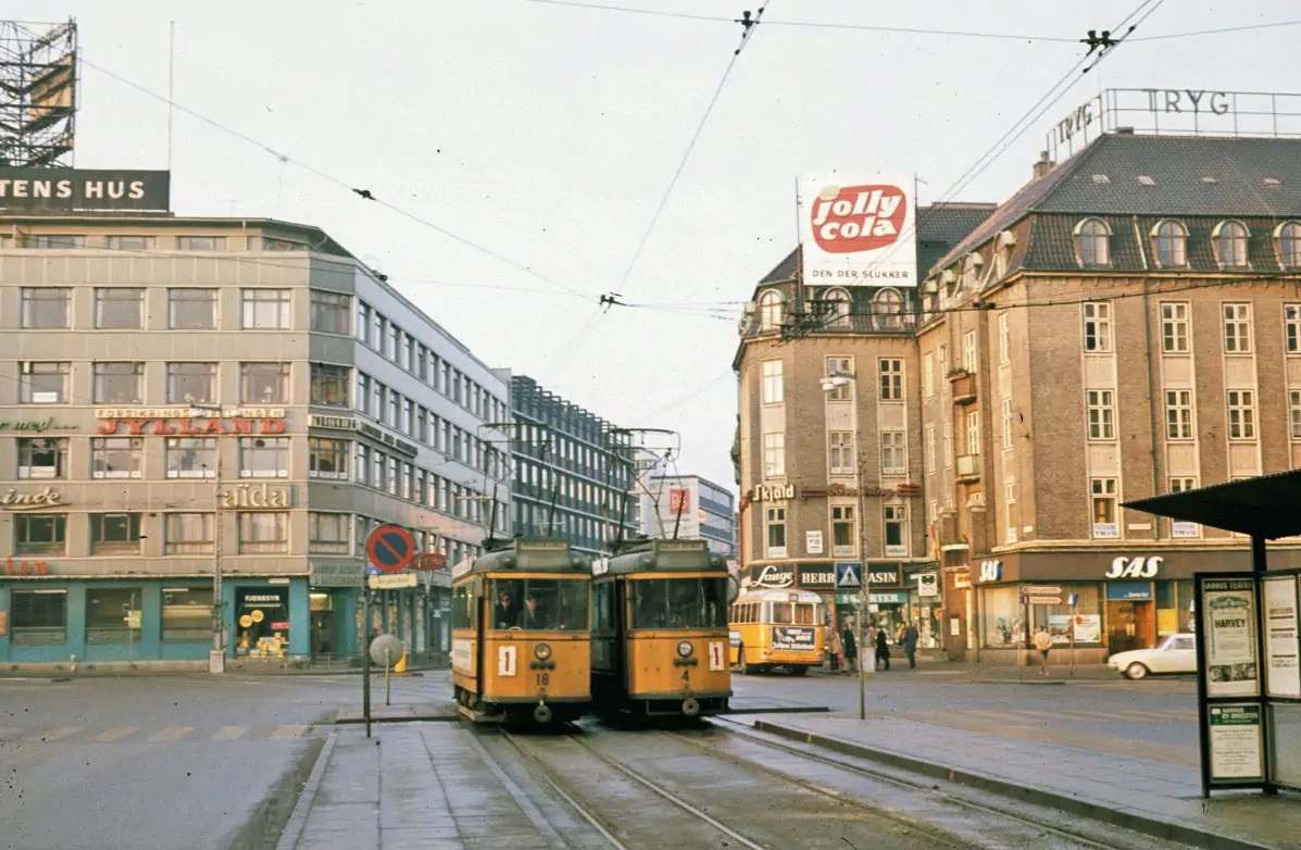 Aarhus, Scandia 2-axle motor car Br. 18; Aarhus, Scandia 2-axle motor car Br. 4; Aarhus — Old Photos