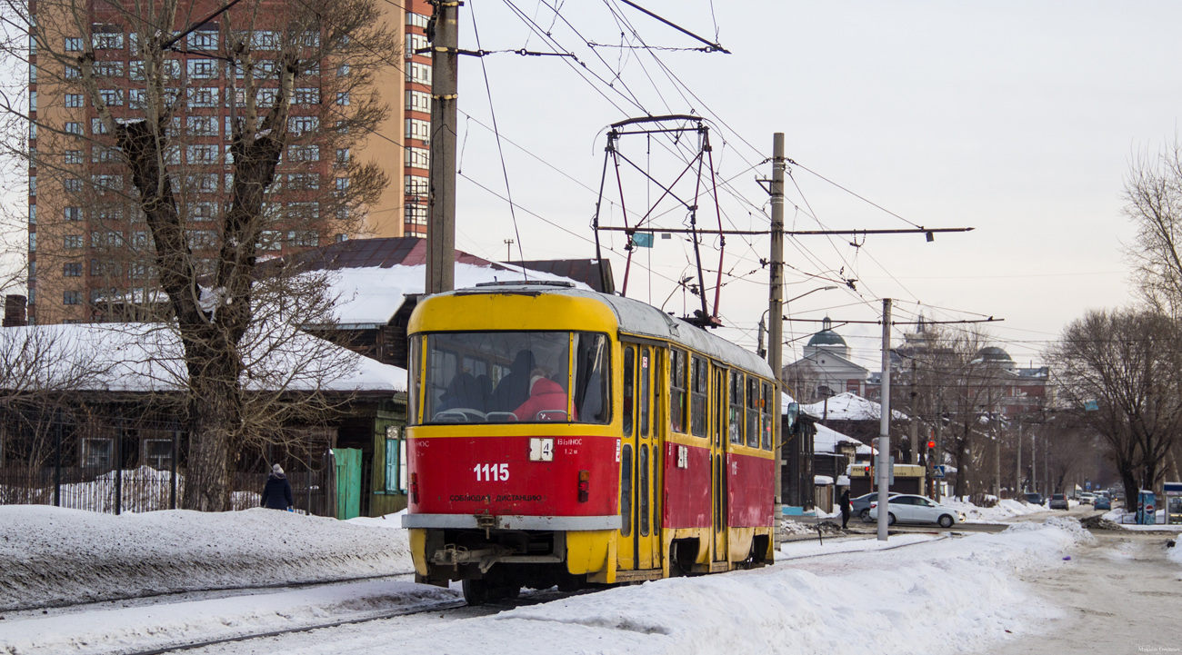 Барнаул, Tatra T3SU № 1115