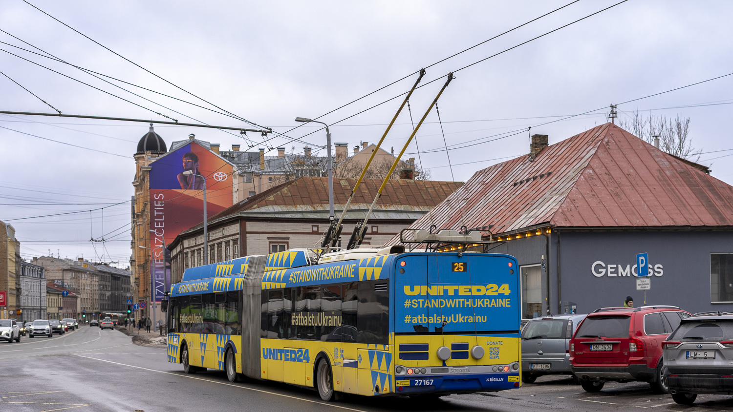 Рига, Škoda 27Tr Solaris III № 27167