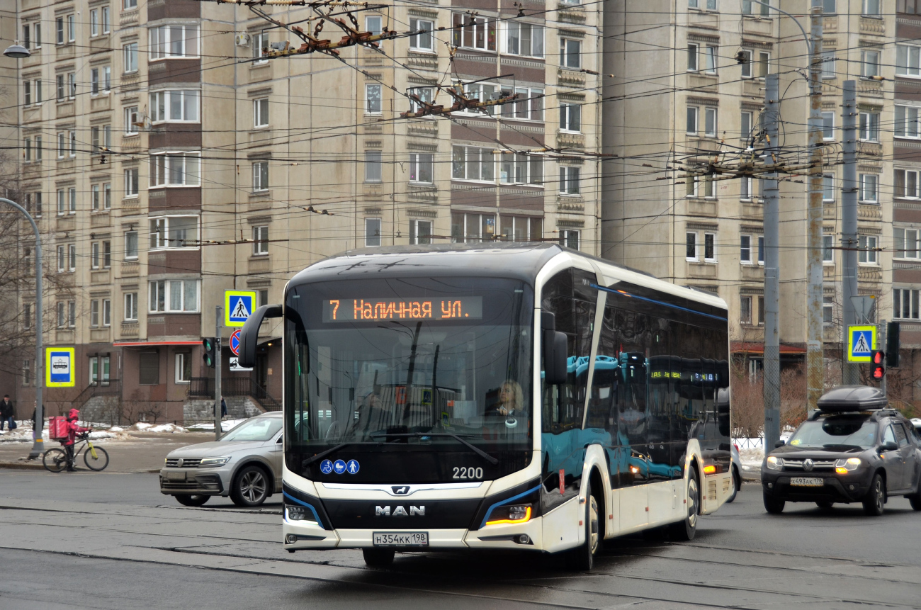 Санкт-Петербург, MAN 12C Lion's City 12 E NL367 № 2200