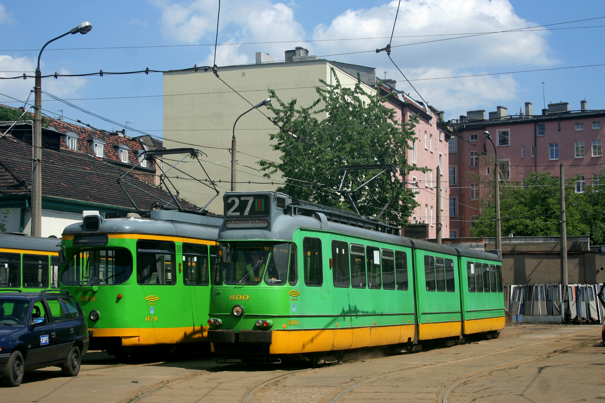 Познань, Beijnes 3G № 800; Познань — Final farewell to the Beynes (ex Amsterdam) trams (04/06/2011)