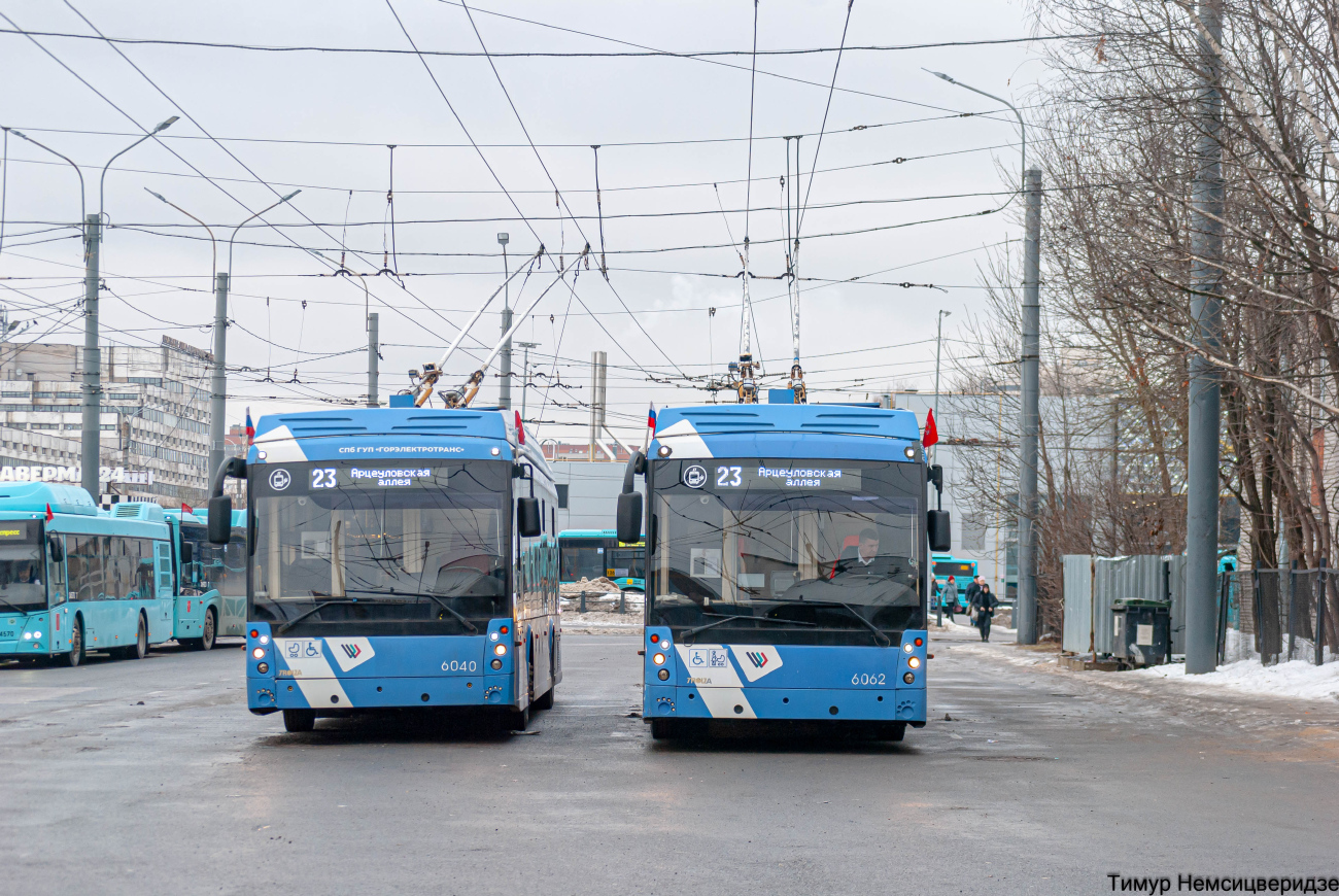 聖彼德斯堡, Trolza-5265.08 “Megapolis” # 6040; 聖彼德斯堡, Trolza-5265.08 “Megapolis” # 6062