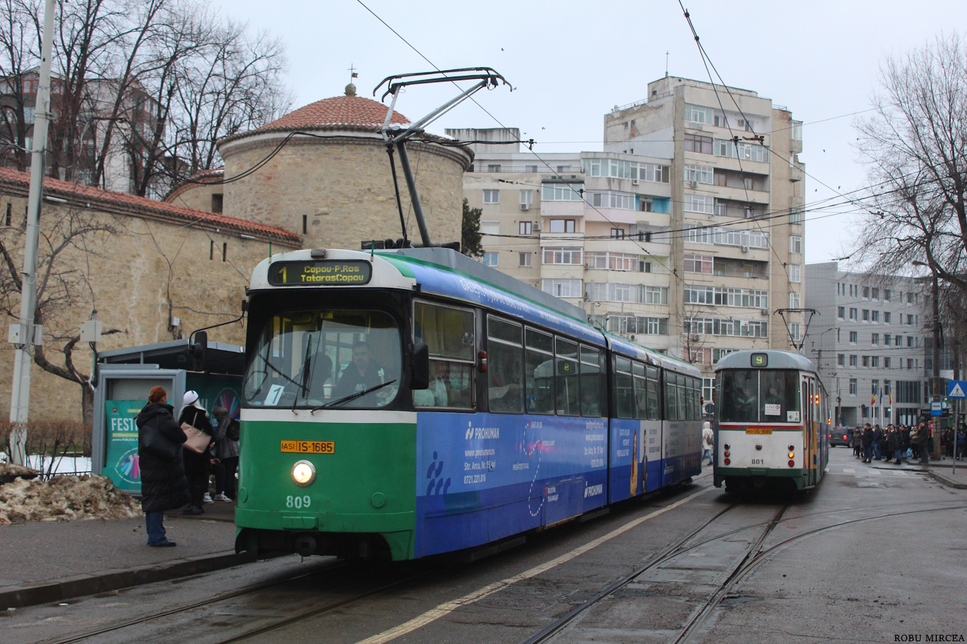 Яссы, MAN GT8 № 809