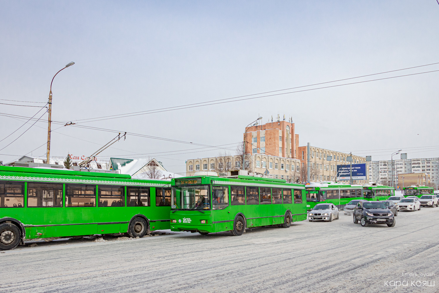 Казань, Тролза-5275.03 «Оптима» № 1434; Казань — ДТП и прочие происшествия с электротранспортом