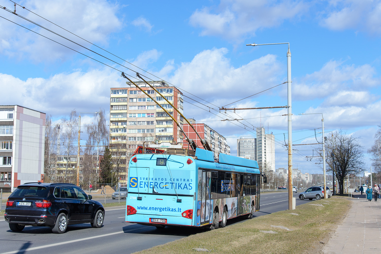 Vilnius, Solaris Trollino II 15 AC — 2708