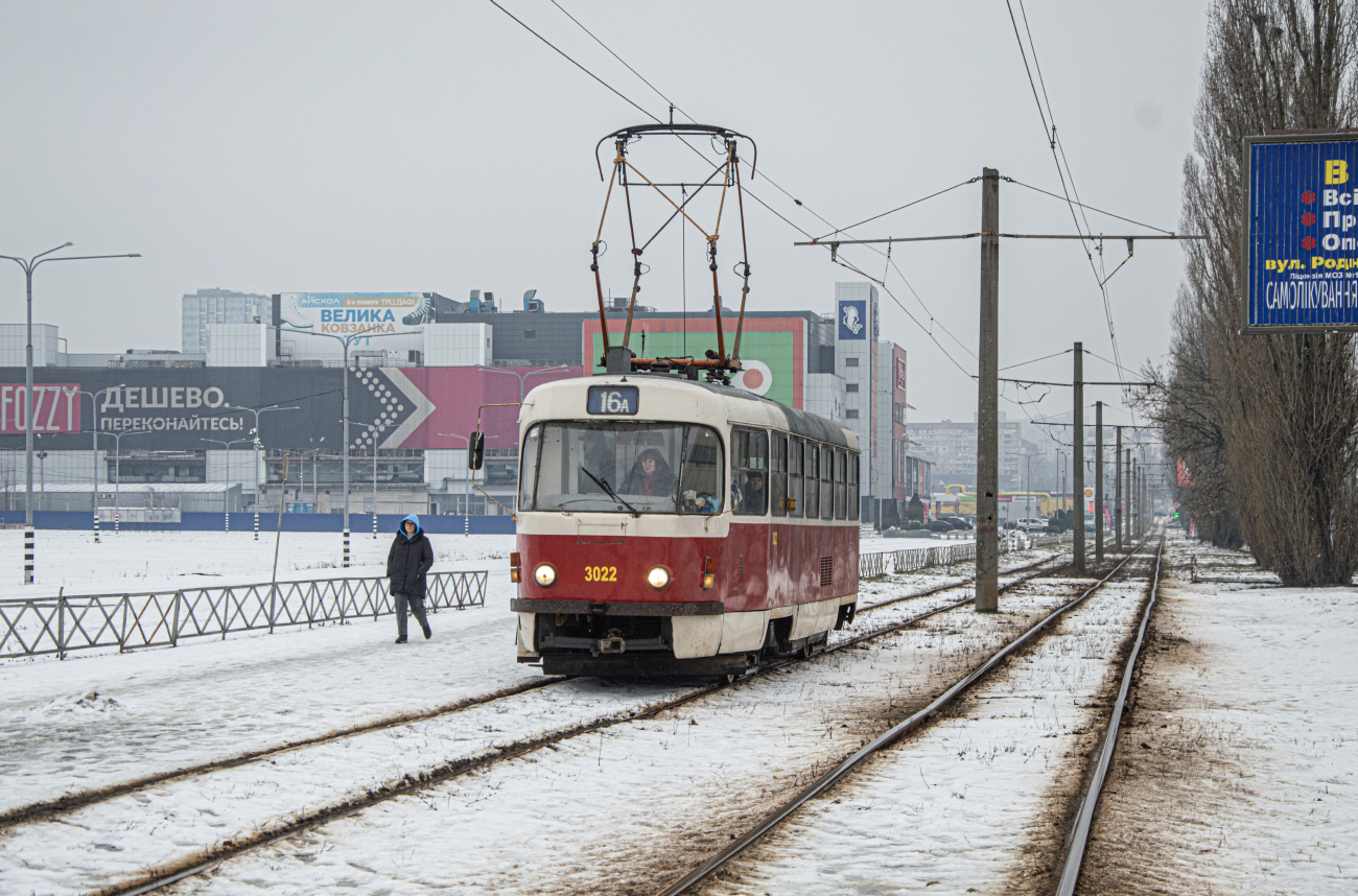 Харьков, Tatra T3SUCS № 3022
