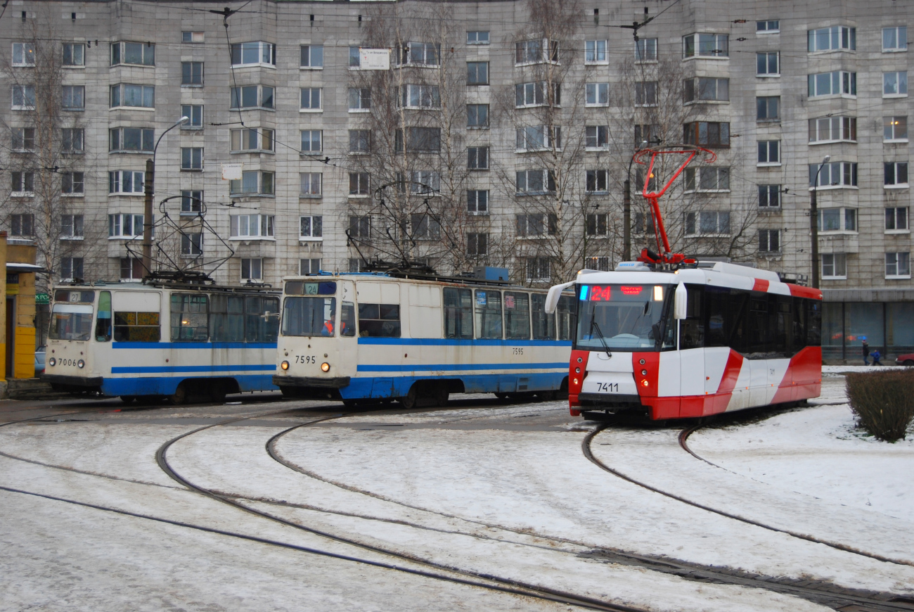 Sankt Petersburg, 71-153 (LM-2008) Nr 7411; Sankt Petersburg — Terminal stations
