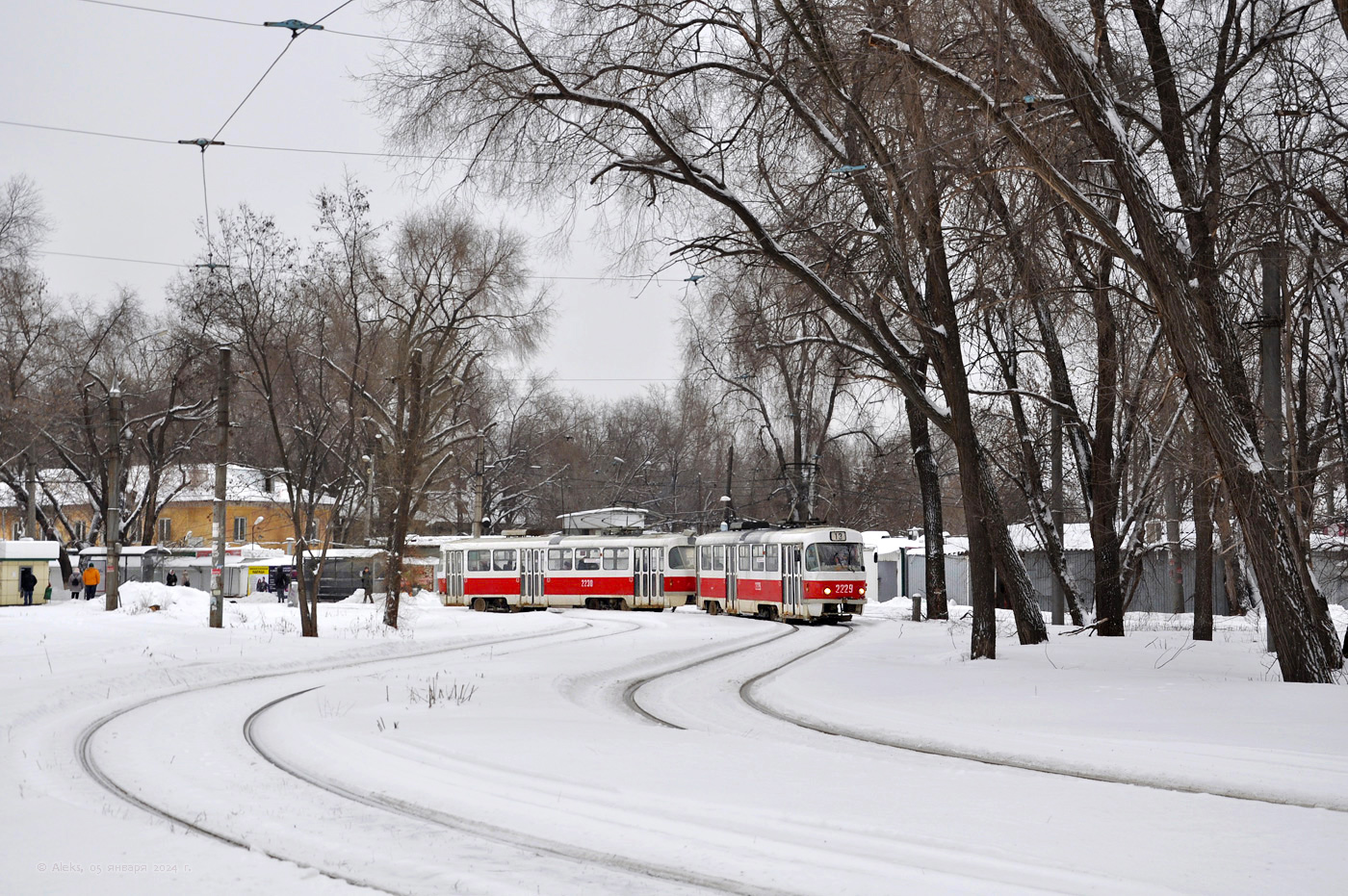 Самара, Tatra T3E № 2229; Самара — Конечные станции и кольца (трамвай)