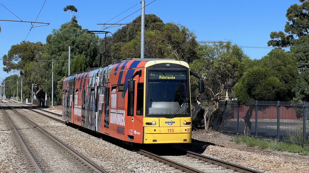 Adelaide, Bombardier Flexity Classic Nr. 115