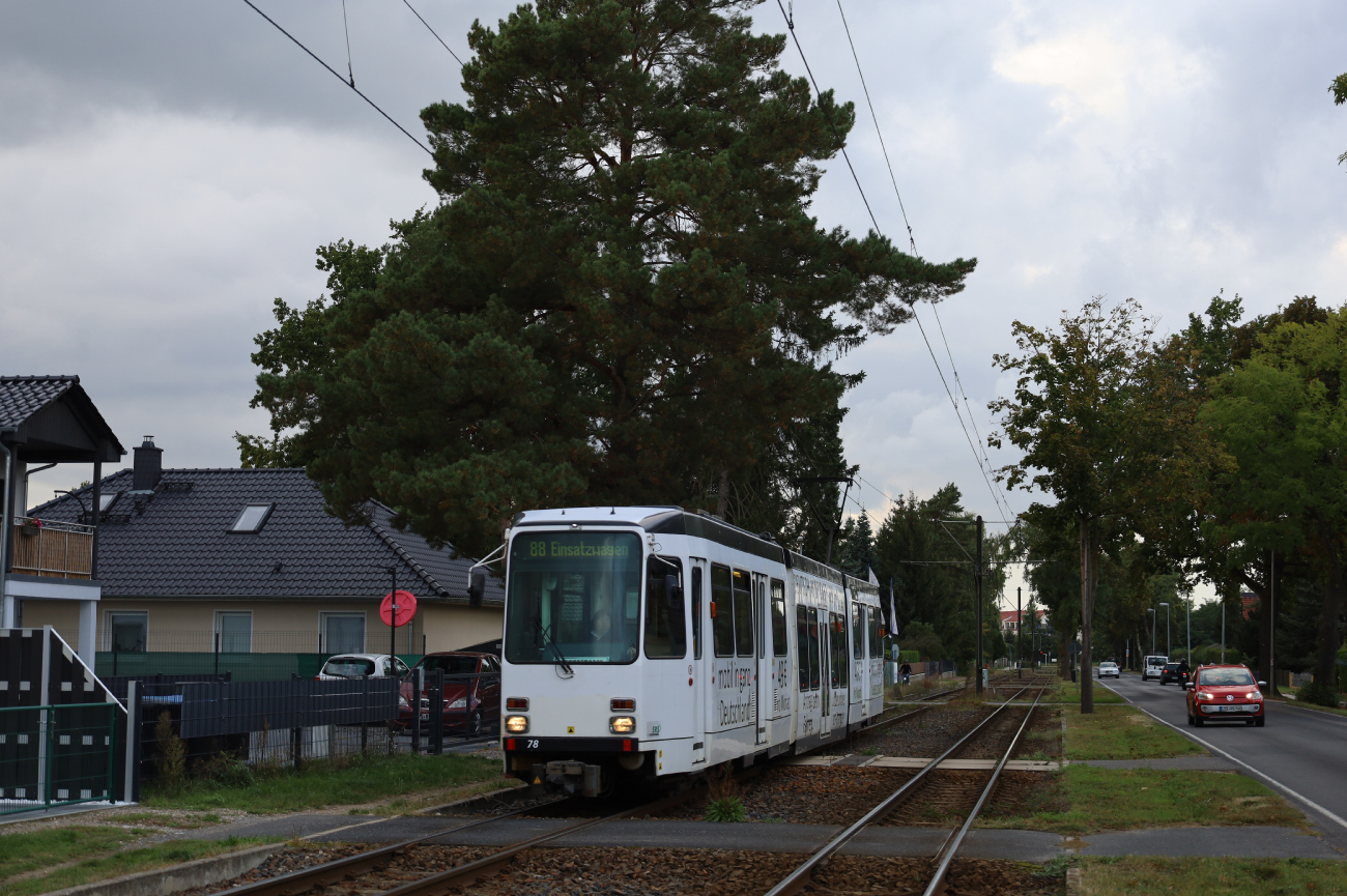 Шёнайхе – Рюдерсдорф, Duewag M6C-NF № 78