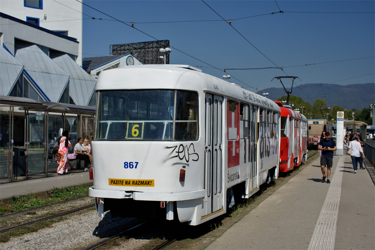 Záhreb, Tatra B4YU č. 867