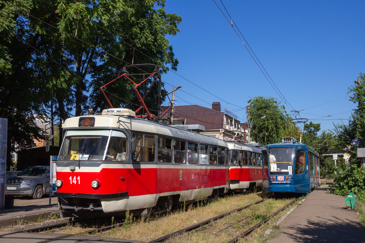 Краснодар, Tatra T3SU КВР МРПС № 141; Краснодар, 71-623-02 № 249