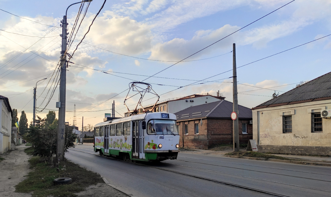 Харьков, Tatra T3M № 8102