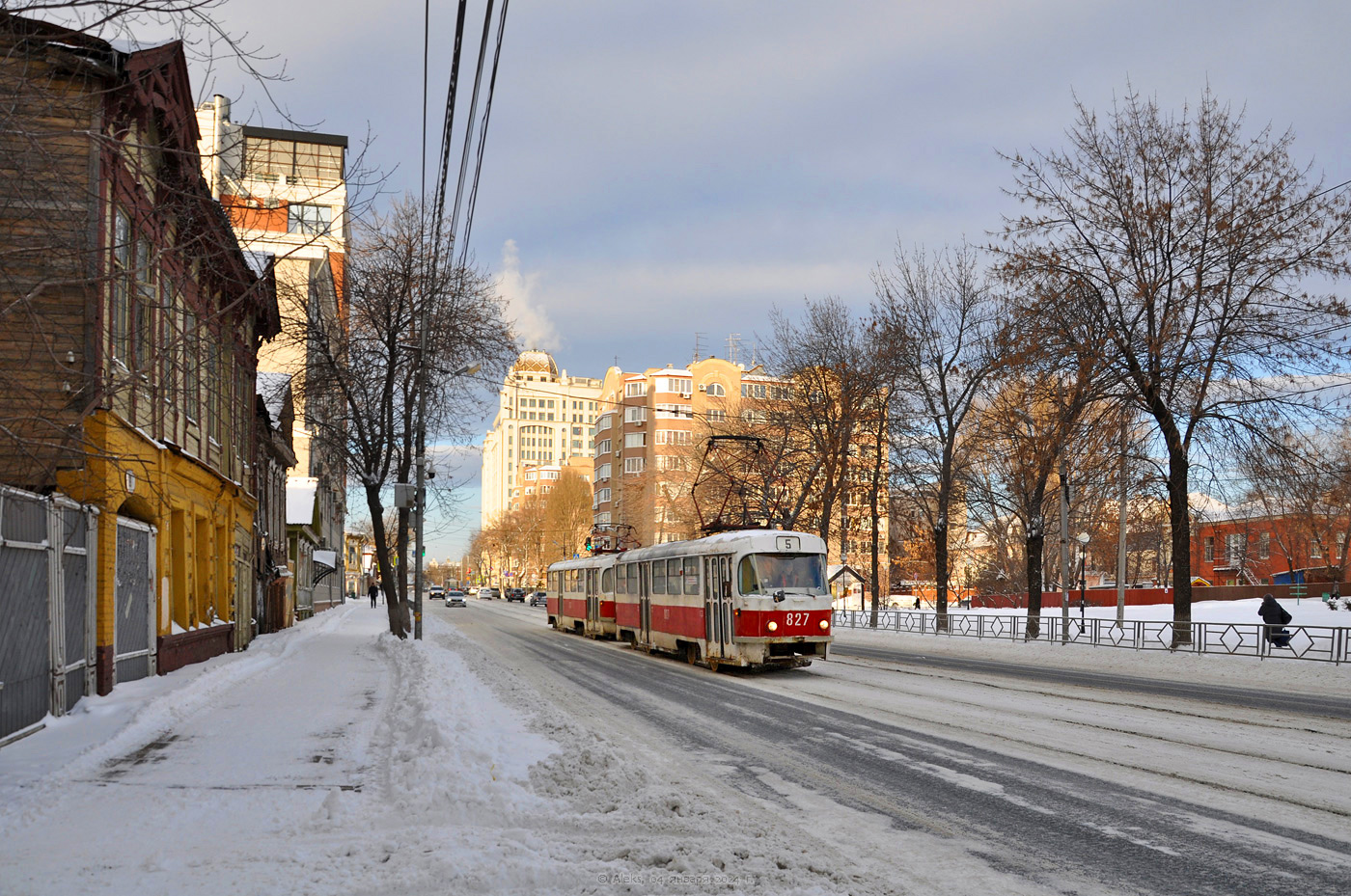 Самара, Tatra T3SU № 827