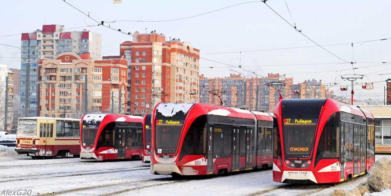 Санкт-Петербург — Конечные станции и разворотные кольца