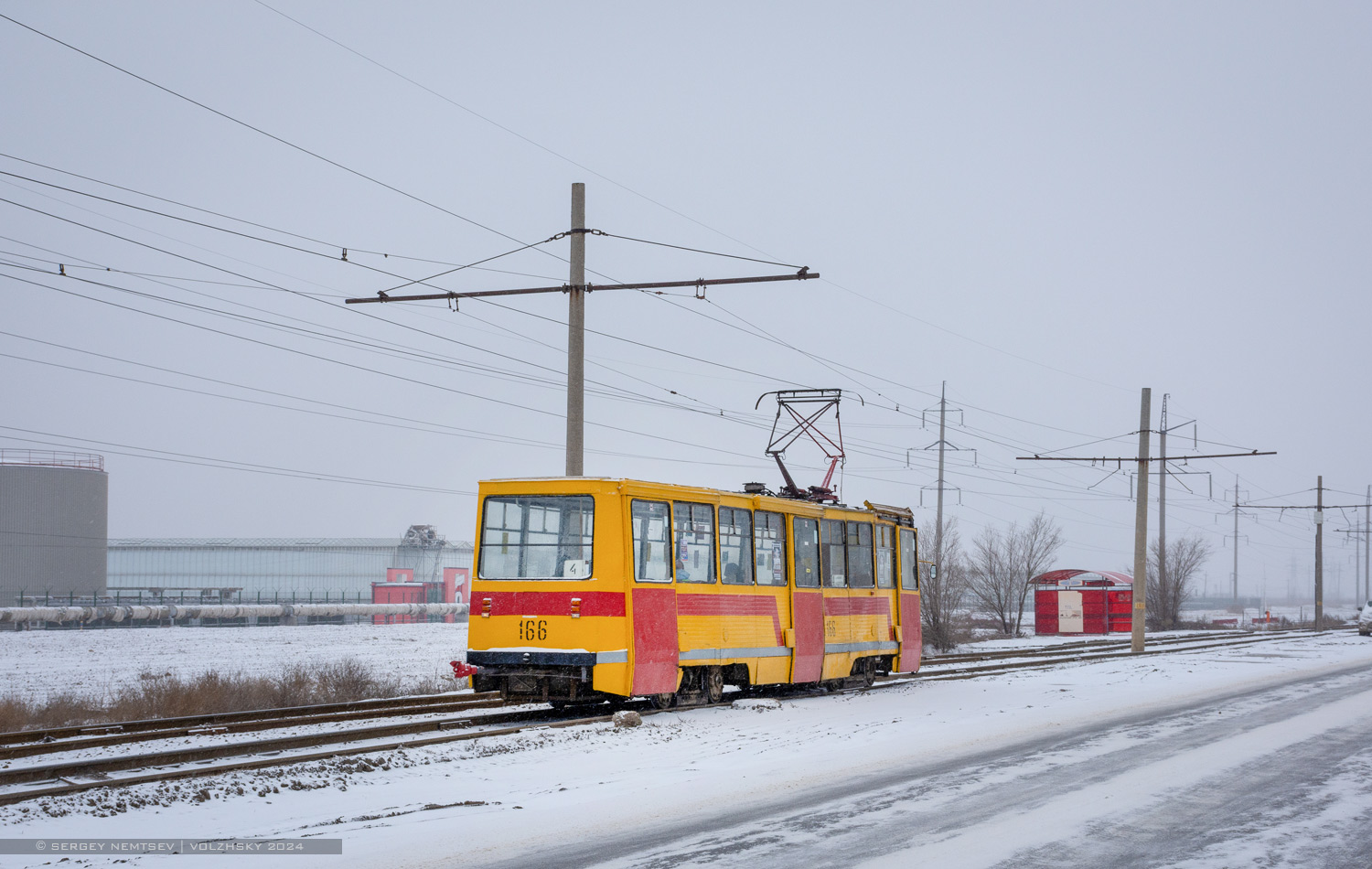 Волжский, 71-605 (КТМ-5М3) № 166