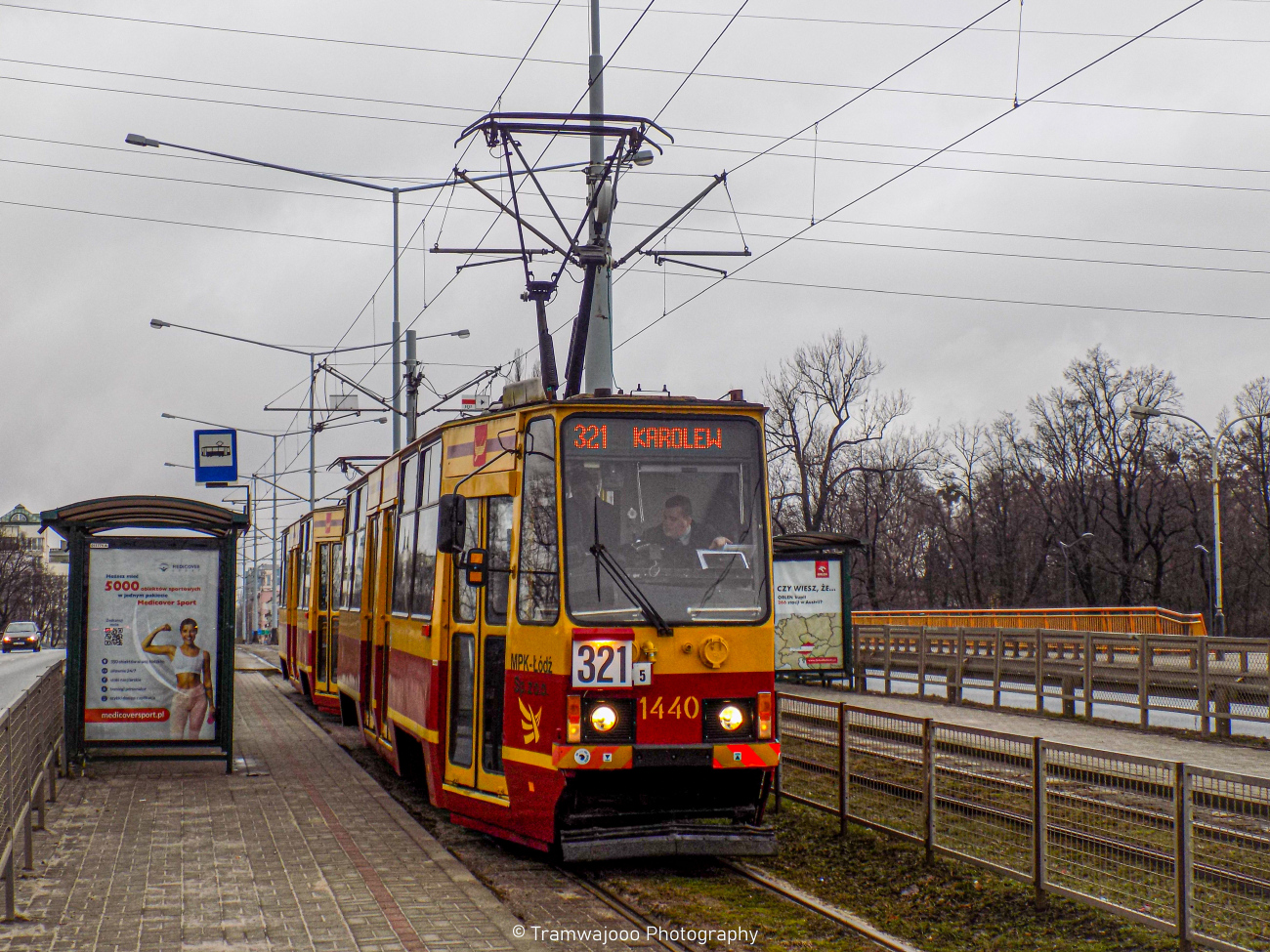 Лодзь, Konstal 805Na № 1440