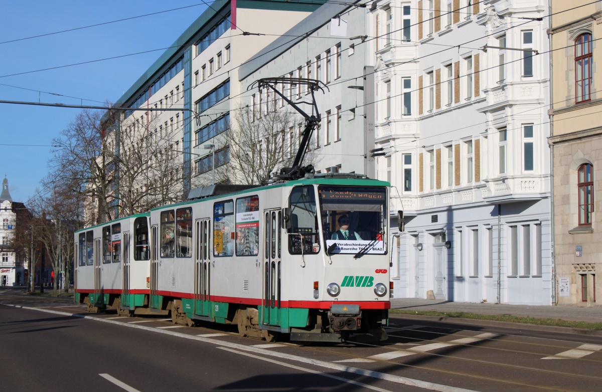 Магдебург, Tatra T6A2M № 1281; Магдебург — T6A2-Abschied 28.01.2024