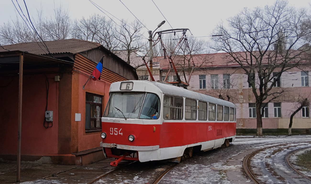 Донецк, Tatra T3SU № 954