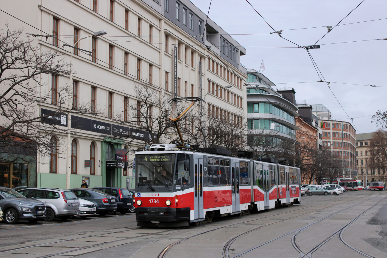 Brno, Tatra KT8D5N nr. 1734