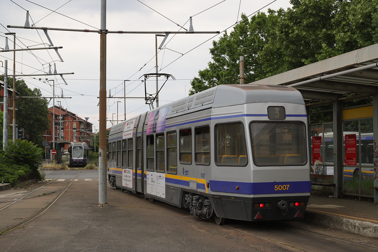 Turin, GTT series 5000 č. 5007 Turin, GTT series 5000 č. 5007