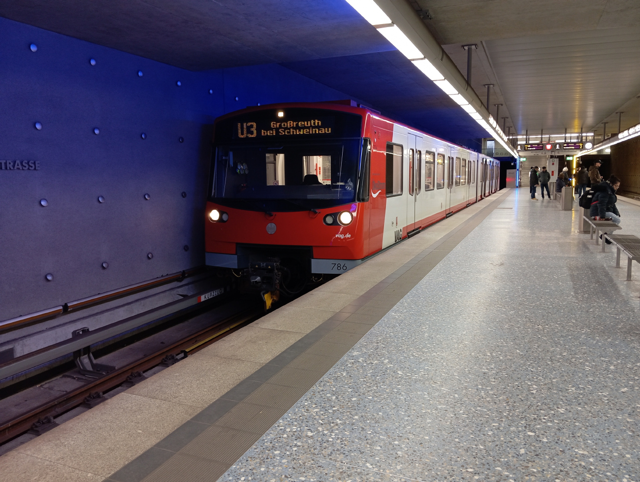 Нюрнберг, VAG-Baureihe DT3-F № 786