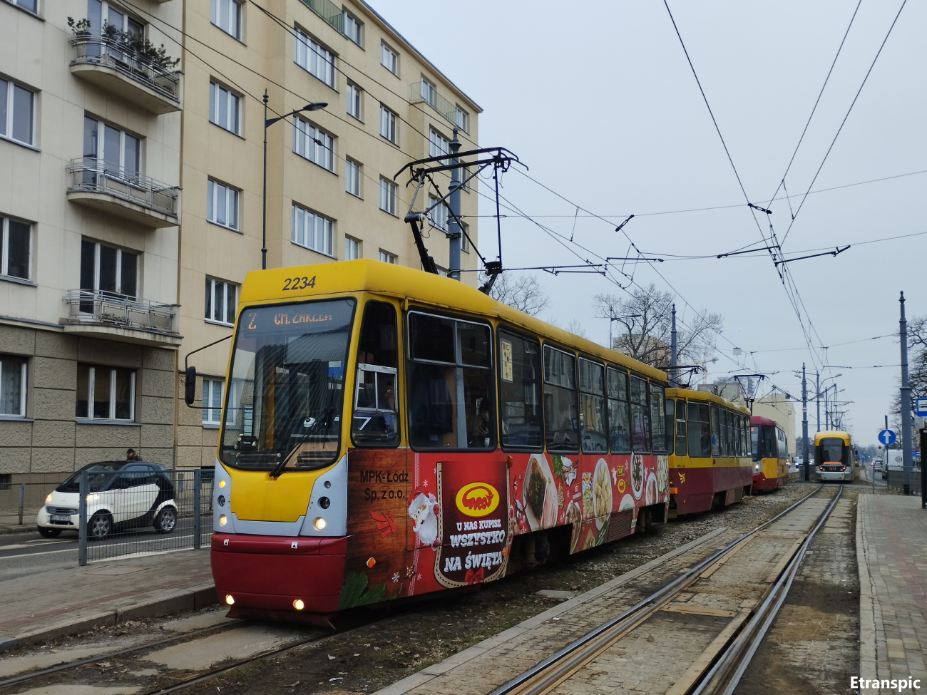 Лодзь, Konstal 805NaND № 2234