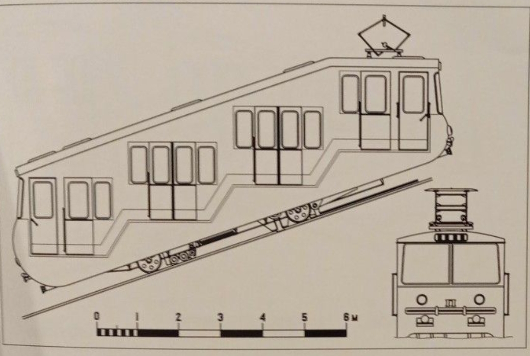 Киев, ФК-80 № П; Рисунки и чертежи подвижного состава; Киев — Фуникулёр