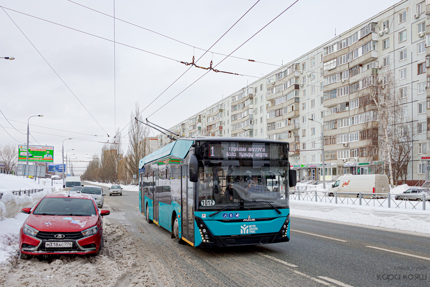 Казань, МАЗ-303Т22 № 1012